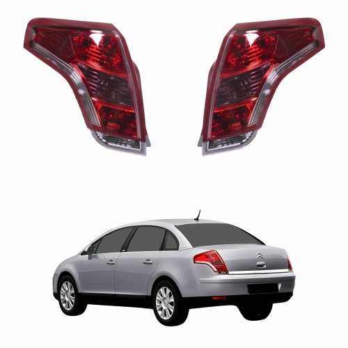 Par Lanterna Traseira Citroen C4 Pallas 2006 Até 2012