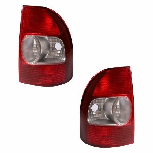 Par Lanterna Traseira Fiat Strada 2001 Até 2006 Bicolor