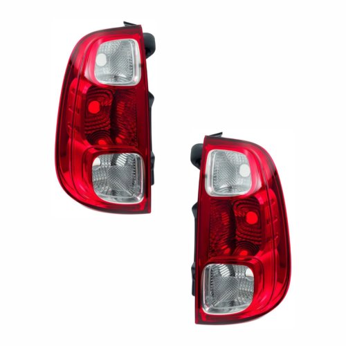 Par Lanterna Traseira Fiat Uno Vivace 2011 2012 2013 2014 Bicolor Cristal