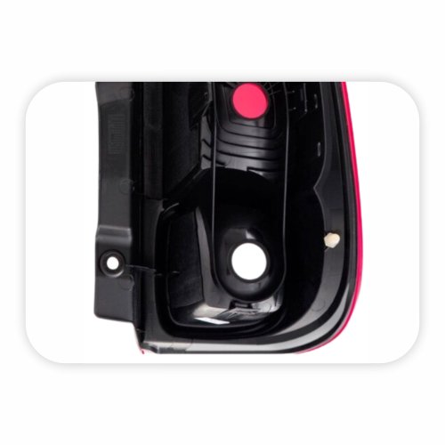 Par Lanterna Traseira Fiat Uno Vivace 2011 2012 2013 2014 Bicolor Cristal