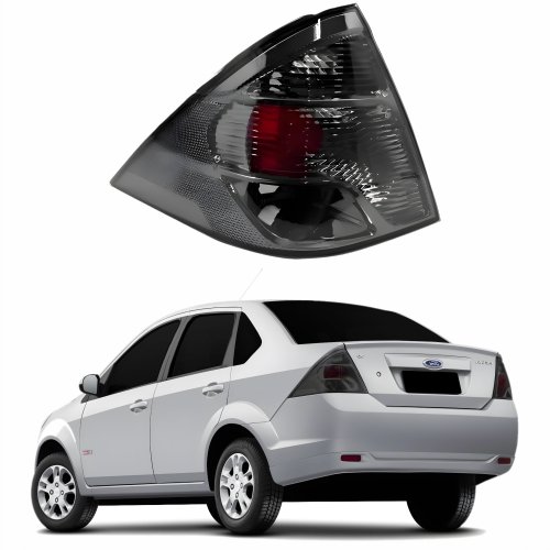 Lanterna Traseira Ford Fiesta Sedan 2011 Até 2016 Fume Lado Esquerdo Motorista