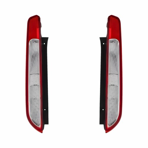 Par Lanterna Traseira Ford Focus Hatch 2009 2010 2011 2012 Bicolor Cristal