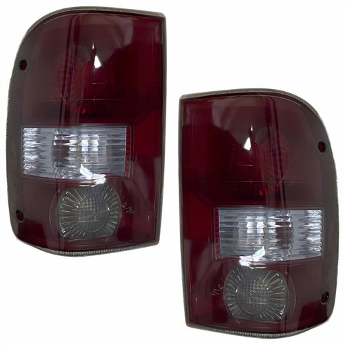 Par Lanterna Traseira Ford Ranger 2005 2006 2007 2008 2009 Fumê Claro