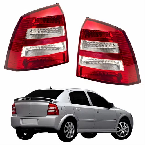 Par Lanterna Traseira Gm Astra Hatch 2003 Até 2012