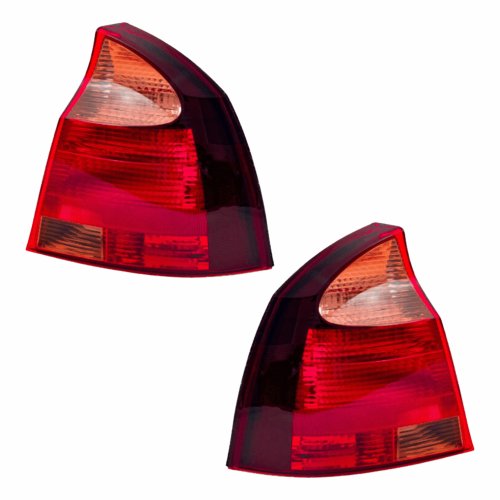 Par Lanterna Traseira Gm Corsa Sedan Frente Montana 2003 Até 2010 Ré Rosa