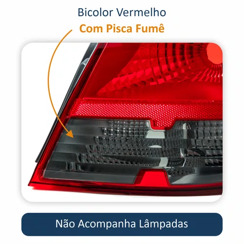 Par Lanterna Traseira Gm Onix 2012 Até 2016 Fumê