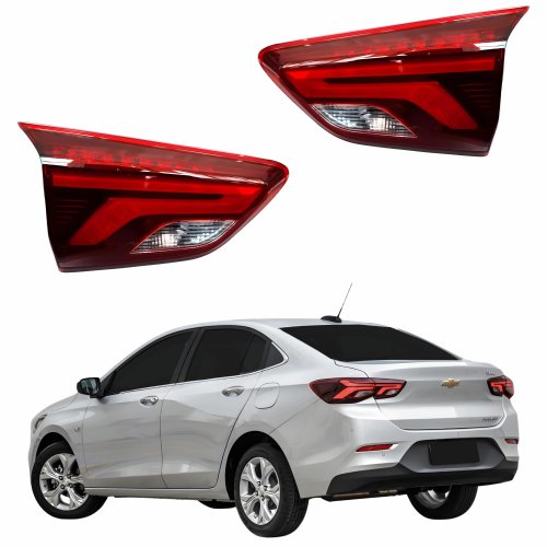 Par Lanterna Traseira Gm Onix Sedan 2020 2021 2022 2023 Tampa Com Led