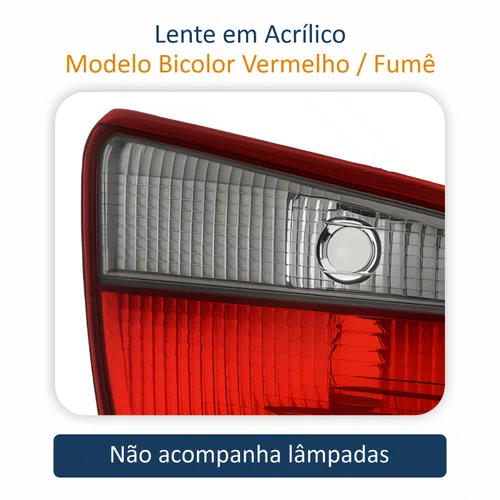 Par Lanterna Traseira Hyndai Hb20 Hatch 2012 Até 2019 Tampa Fumê