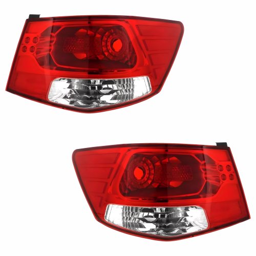 Par Lanterna Traseira Kia Cerato 2009 2010 2011 2012 2013 Bicolor Canto