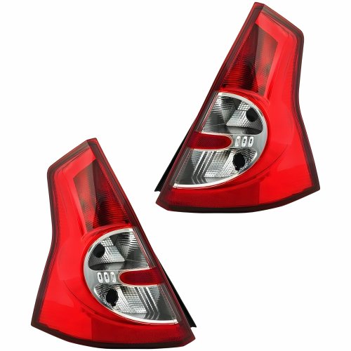 Par Lanterna Traseira Renault Sandero 2008 2009 2010 2011 Bicolor