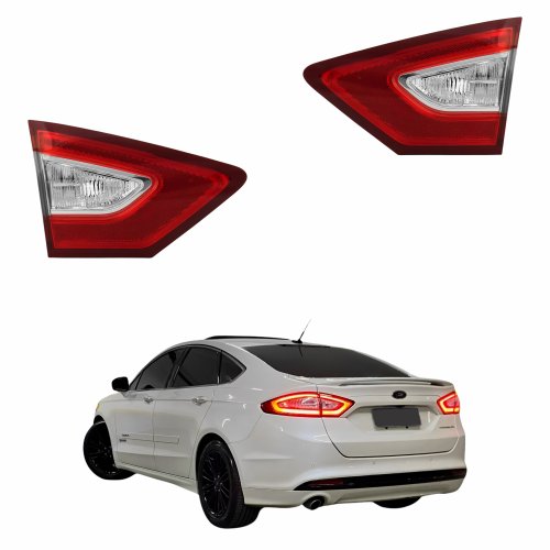 Par Lanterna Traseira Tampa Ford Fusion 2013 2014 2015 2016 Sem Led