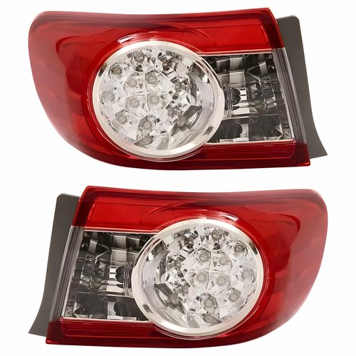 Par Lanterna Traseira Toyota Corolla 2012 2013 2014 Canto Com Led