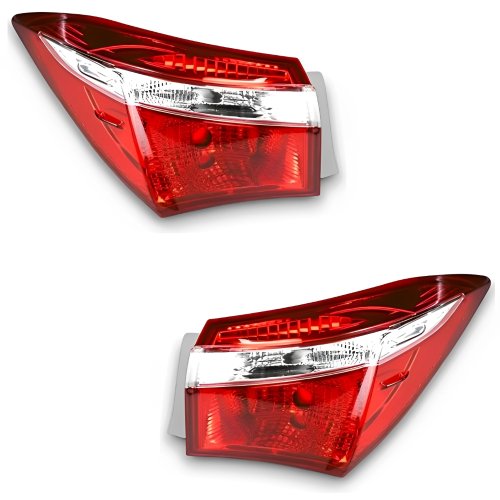 Par Lanterna Traseira Toyota Corolla 2015 2016 2017 Canto Sem Led