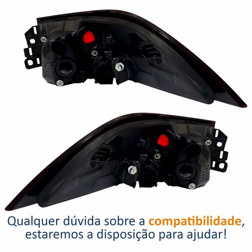 Par Lanterna Traseira Toyota Corolla Altis 2020 2021 2022 2023 Canto Bicolor Com Led