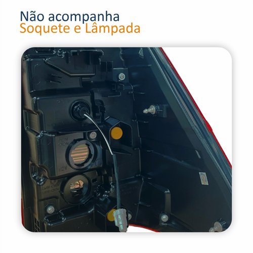 Par Lanterna Traseira Toyota Hilux Srv 2021 2022 2023 2024 Com Led