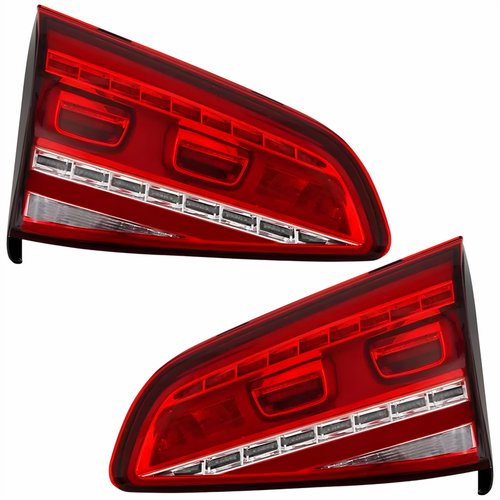 Par Lanterna Traseira Vw Golf 2014 2015 2016 2017 Tampa Com Led