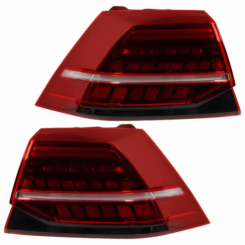 Par Lanterna Traseira Vw Golf 2018 2019 2020 2021 Canto Com Led