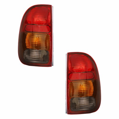 Par Lanterna Traseira Vw Saveiro G2 1995 Até 1999 Saveiro G3 1999 Até 2005 Âmbar