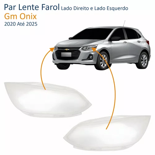 Par Lente Farol Gm Onix 2020 Até 2025