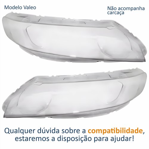 Par Lente Farol Honda Civic 2006 Até 2011 Modelo Valeo