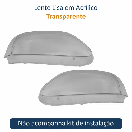 Par Lente Farol Vw Crossfox 2005 Até 2010 Simples