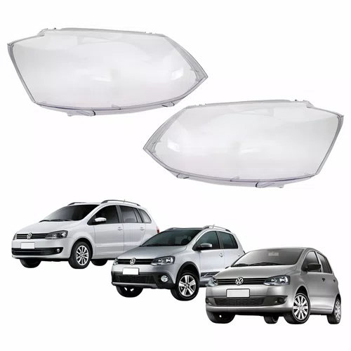 Par Lente Farol Vw Fox Spacefox Crossfox 2011 Até 2014 Duplo