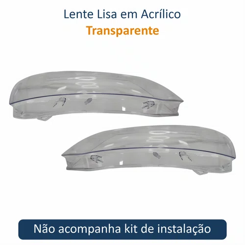 Par Lente Farol Vw Fox Spacefox Crossfox 2011 Até 2014 Duplo
