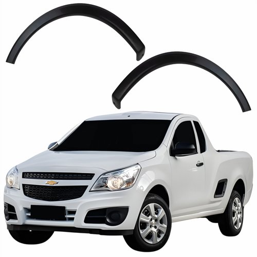 Par Moldura Dianteira Paralama Gm Montana 2003 Até 2010