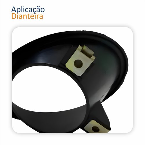 Par Moldura Farol Auxiliar Peugeot Hoggar 2008 Até 2014