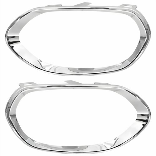 Par Moldura Grade Parachoque Fiat Toro 2016 2017 2018 2019 2020 Cromado