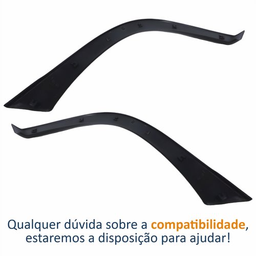 Par Moldura Para-lama Traseiro Gm Corsa Sedan 1996 Até 2010