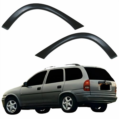 Par Moldura Para-lama Traseiro Gm Corsa Wagon 1996 Até 2007