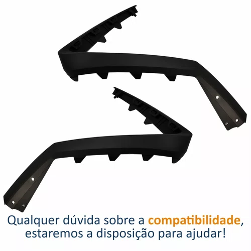 Par Moldura Parachoque Dianteiro Hyundai Hb20 2023 2024 2025 Inferior