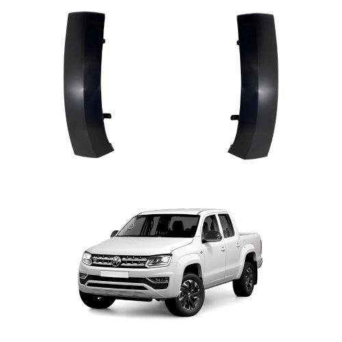 Par Moldura Parachoque Dianteiro Vw Amarok 2017 2018 2019 2020 2021