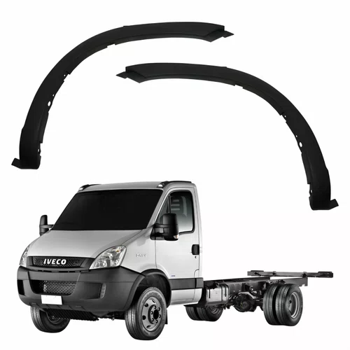 Par Moldura Paralama Dianteiro Iveco Daily 2008 Até 2020