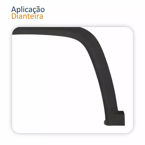 Par Moldura Paralama Dianteiro Jeep Compass 2017 2018 2019 2020 2021