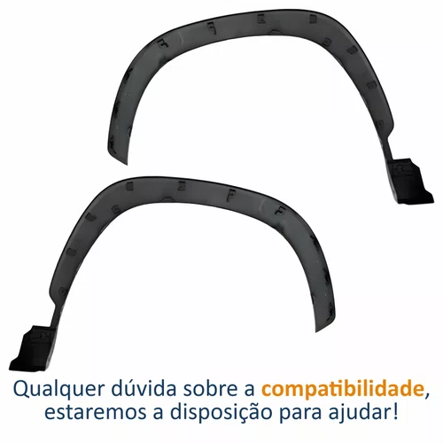 Par Moldura Paralama Toyota Corolla Cross 2020 2021 2022 2023 2024