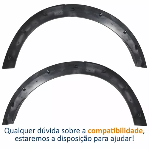 Par Moldura Paralama Traseira Nissan Kicks 2017 2018 2019 2020 2021