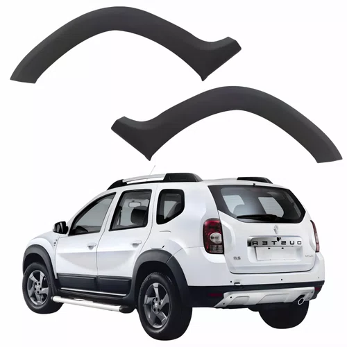 Par Moldura Paralama Traseira Renault Duster 2011 2012 2013 2014 2015