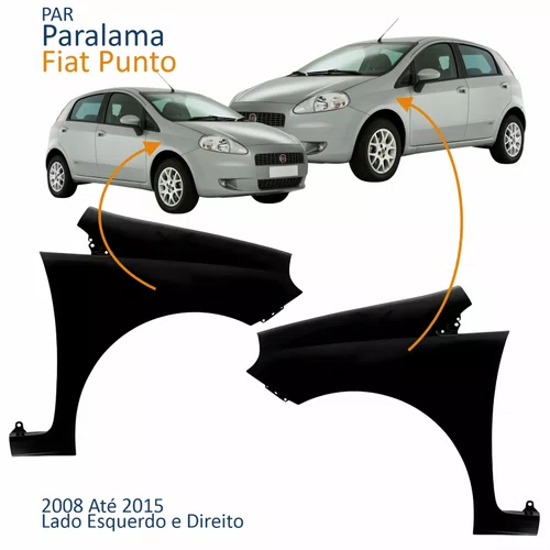 Par Para-lama Dianteiro Fiat Punto 2008 Até 2015