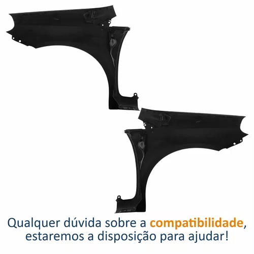 Par Para-lama Dianteiro Fiat Punto 2008 Até 2015
