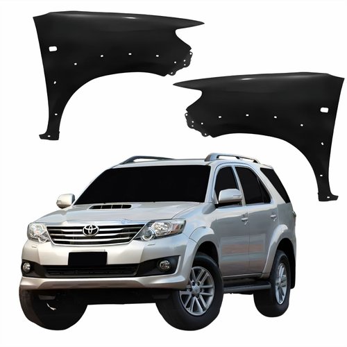 Par Para-lama Dianteiro Hilux Sw4 2012 2013 2014 2015 Com Furo Pisca Moldura