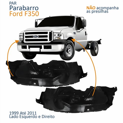 Par Parabarro Dianteiro Ford F350 1999 Até 2011
