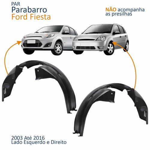 Par Parabarro Dianteiro Ford Fiesta 2003 Até 2016