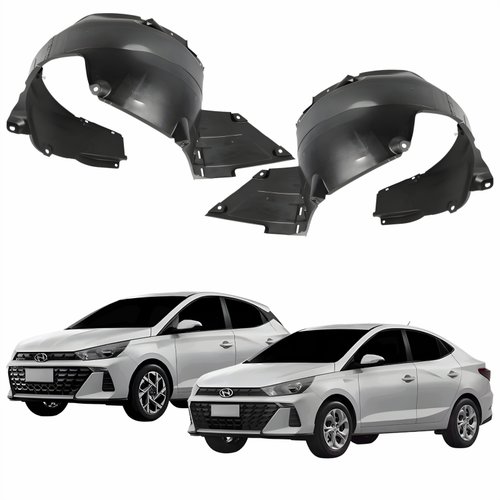 Par Parabarro Dianteiro Hyundai Hb20 Hb20s 2023 2024