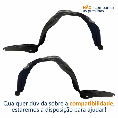 Par Parabarro Dianteiro Toyota Yaris 2018 2019 2020 2021 2022