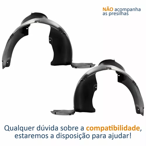 Par Parabarro Dianteiro Vw Fox 2011 Até 2019