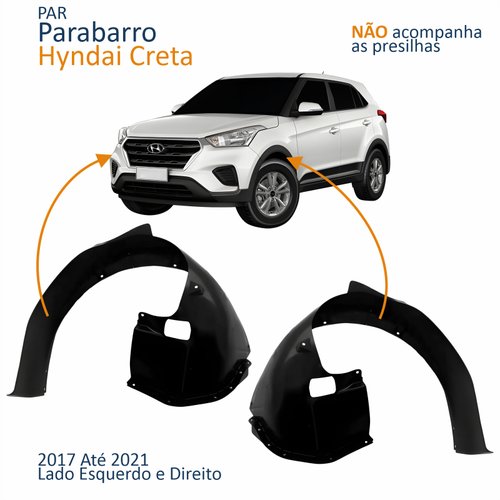 Par Parabarro Dianteiro Hyundai Creta 2017 2018 2019 2020 2021