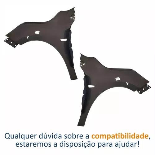 Par Paralama Dianteiro Gm Onix 2020 Até 2025