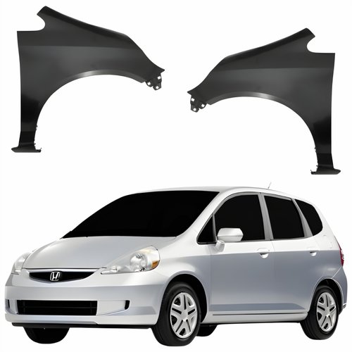 Par Paralama Dianteiro Honda Fit 2003 Até 2008